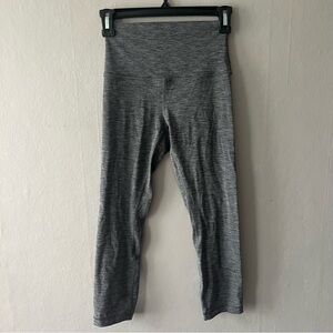 Lululemon Grey Align 21” Crop Leggings Size 4
